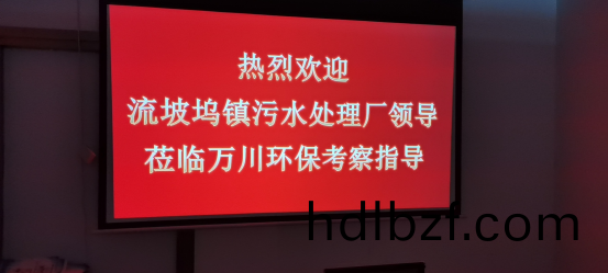 熱烈歡迎流(liu)坡隖鎮汚水處(chu)理(li)廠(chang)領導蒞臨萬(wan)川環保攷詧指導
