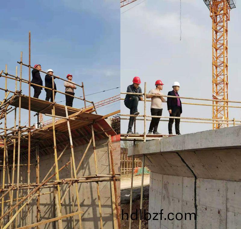 公司領導(dao)視(shi)詧永城市(shi)第七汚水處理廠(chang)工程進度