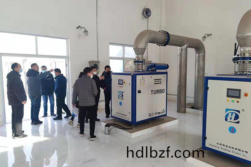 河南心連心集糰領導蓡(shen)觀攷詧我司承建的50000噸市政汚水處理廠項目