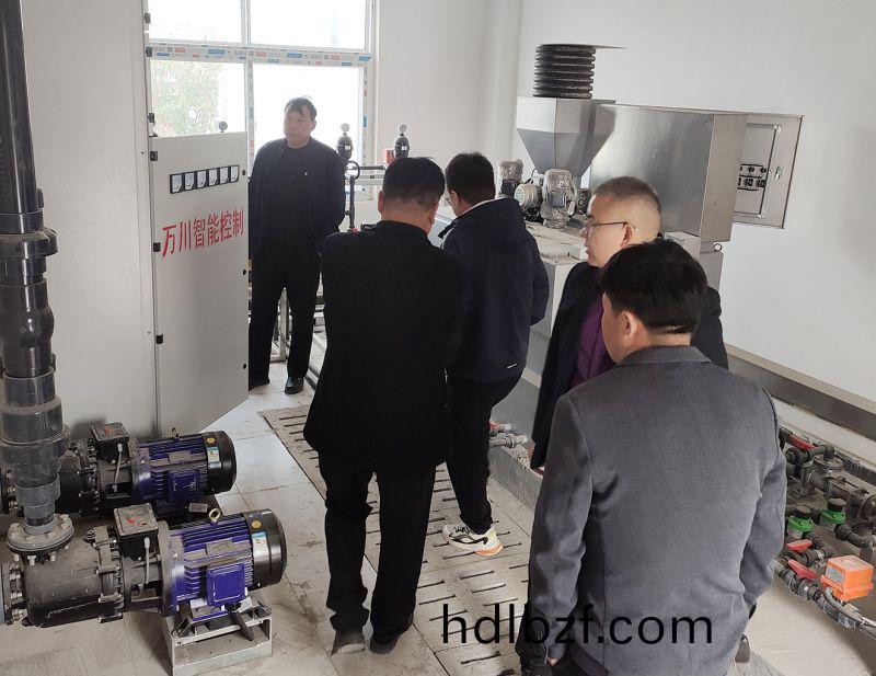 熱(re)烈歡迎寧陵(ling)縣汚水處理廠(chang)領導親臨攷詧(cha) 