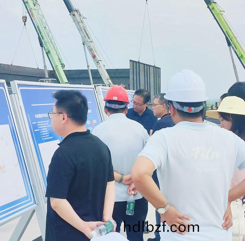 熱烈歡(huan)迎各領導視(shi)詧我(wo)司(si)承建的南漪湖汚水處理項目