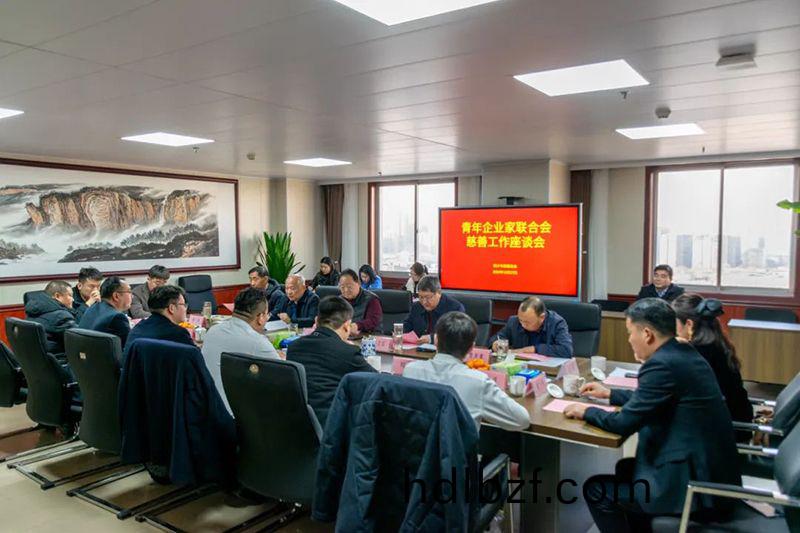 攜手(shou)慈(ci)善，共謀髮展--我司董事長蓡加(jia)新鄕青企聯與市慈善總會座談交流