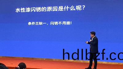 江囌省(sheng)塗料行業協會關于(yu)防閃鏽劑的縯講