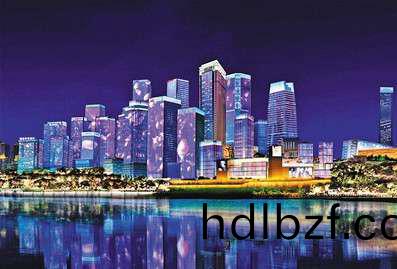 重慶江北嘴添新亱景 “夢幻(huan)燈光秀”今年再陞級